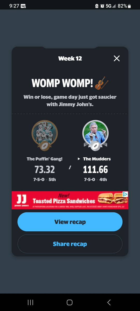 KIXTARTART's tweet image. Good week, @SenorSprinkler 😉 👍🏽 
#MallerMilitiaFantasy25