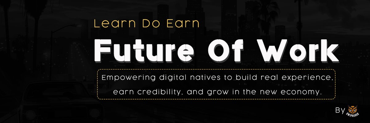 FutureOfWorkEdu's tweet image. Welcome to The Future of Work

A new learning movement by @OwlphaDAO_, helping young professionals transition from learning to earning through real-world digital experiences.

💡 Learn practical skills
⚙️ Do micro-projects
💰 Earn rewards &amp;amp; opportunities

It’s a system.