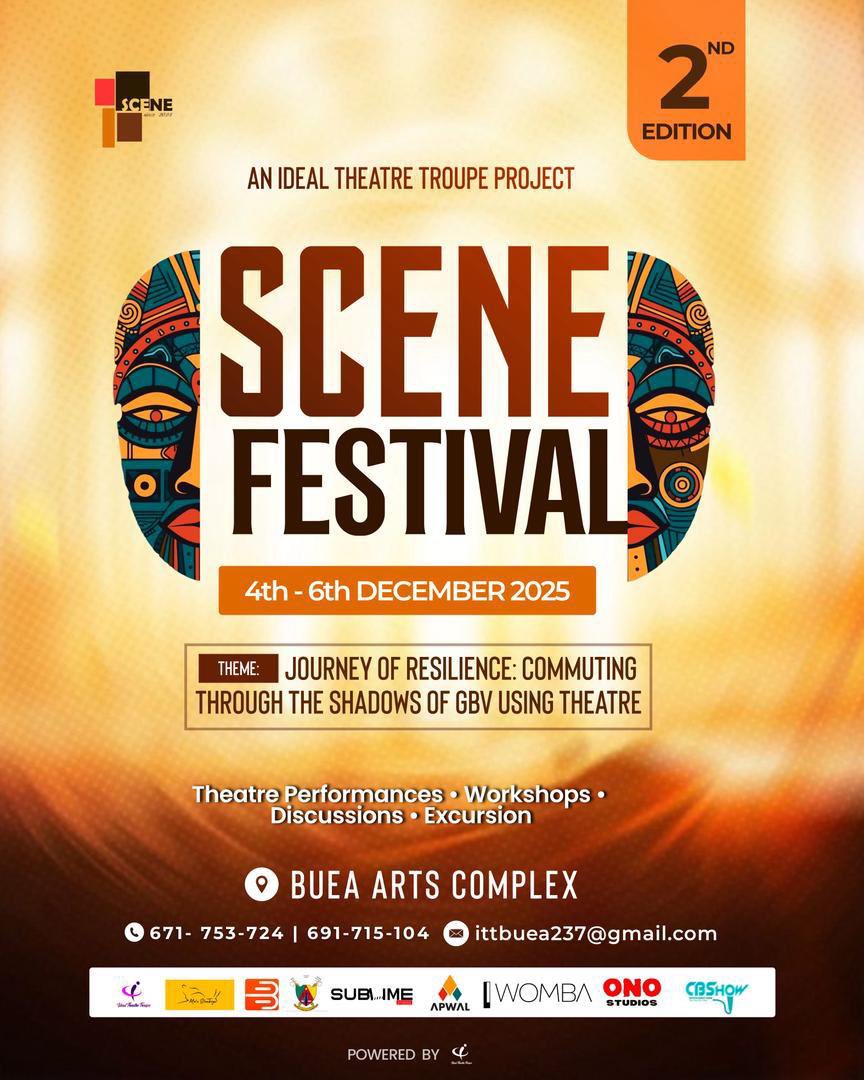 regartless1on1's tweet image. We are excited to have been selected for the SCENE Festival, a project by IDEAL THEATRE TROUPE to perform our multiple award winning theatre performance in Buea.

All roads lead to Buea from 04-06 December, 2025.