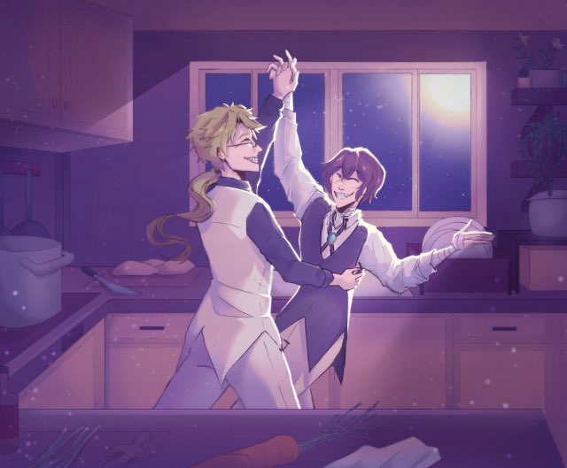 #kunizaiweek2025 - day 5 - cooking 

Real ones remember this unfinished sketch from 2023. Finally decided to finish it ha