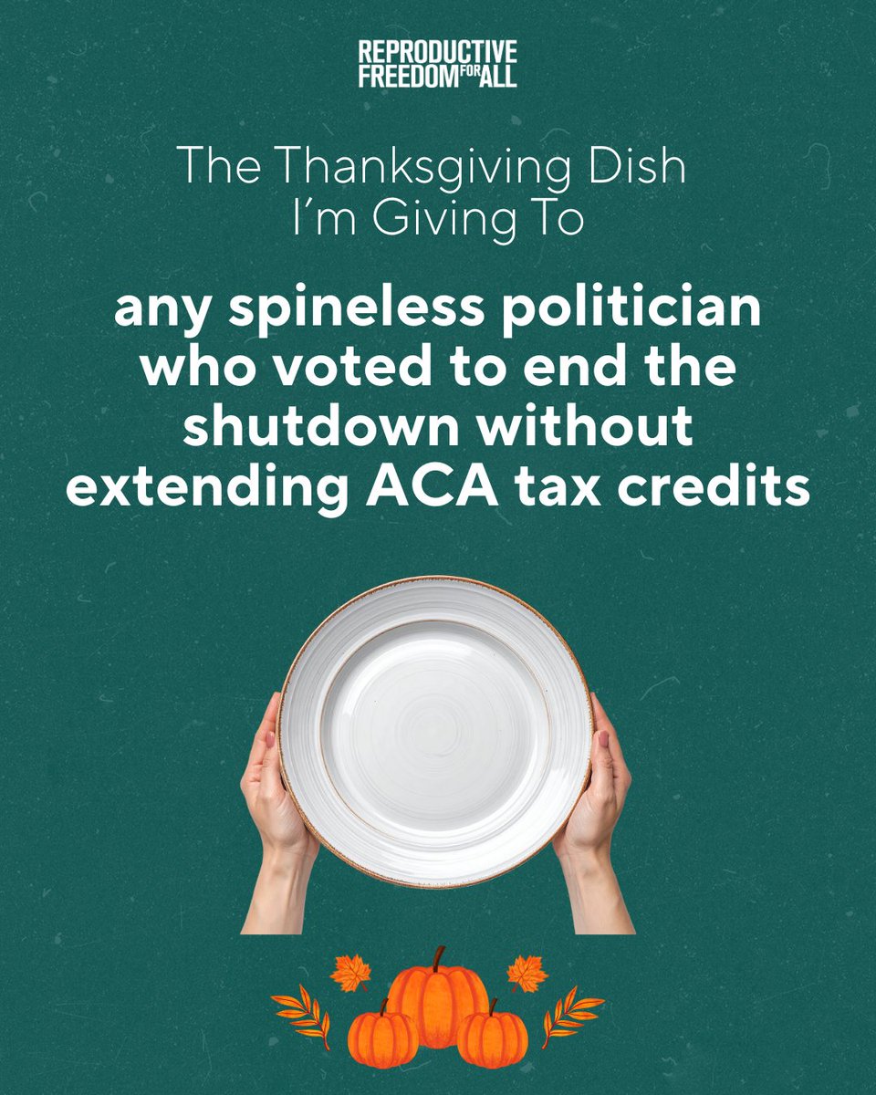 reproforall's tweet image. We’re thankful for delicious food and a community that fights for fundamental reproductive freedom for everyone. 🦃