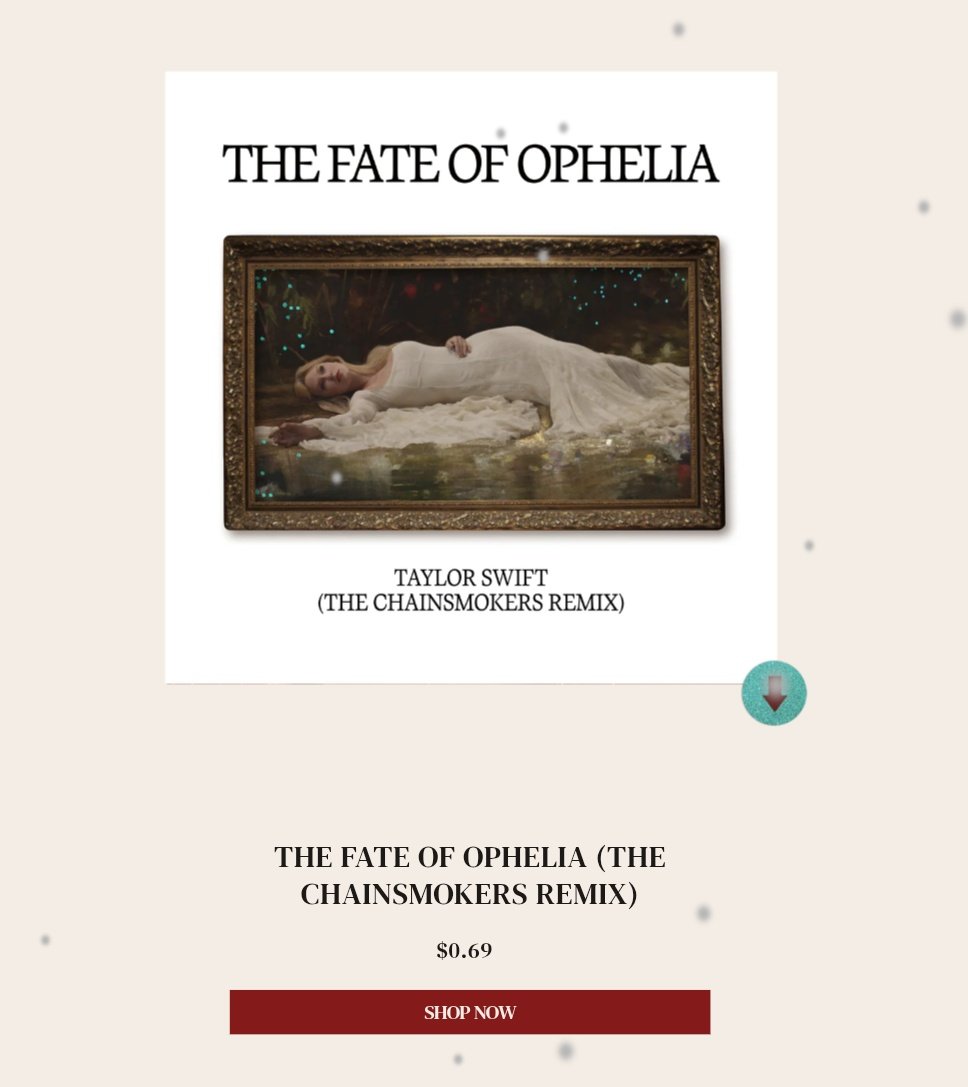 spotify_swift's tweet image. 🚨 New remix of “The Fate of Ophelia” is now available to buy