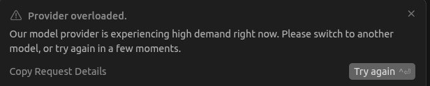 seems opus 4.5 is getting flooded with requests