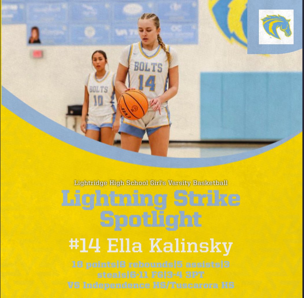LightridgeHSGBB's tweet photo. 🚨⚡️Lightning Strike Spotlight⚡️🚨
Congratulations to Molly Bollhurst and Ella Kalinsky (@ellak_4) for being the Bolt Players of the game for this week. 

Congratulations ladies you’ve E.A.R.N.E.D it. https://t.co/rLcuwgAuQI