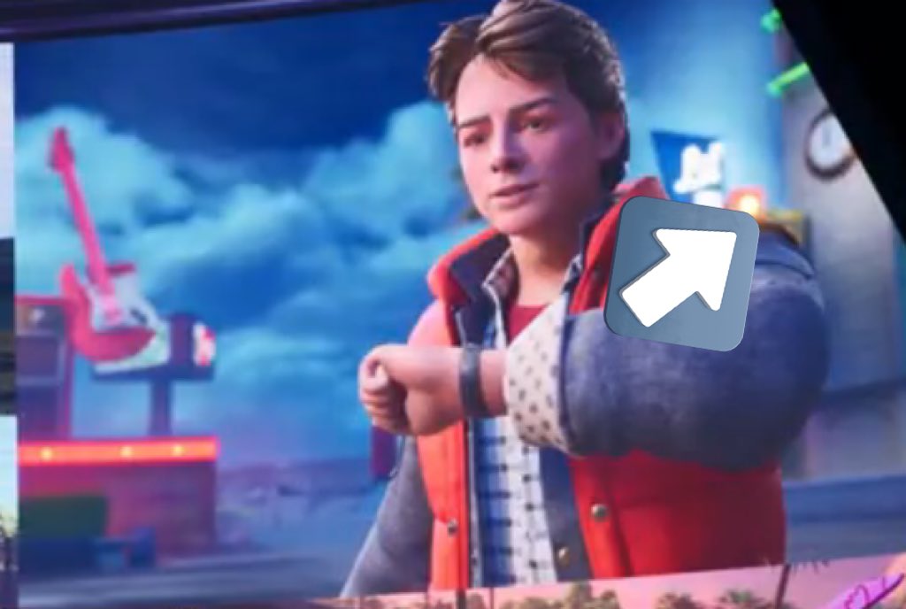 FNcompReport's tweet image. Tilted Towers clock tower is in the keyart 👀