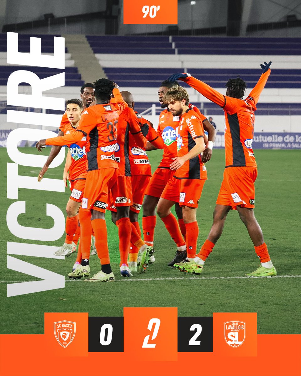 ⏱️ 90’⎮ #SCBLAVAL

Un succès ô combien important pour nos Tango qui sortent de la zone rouge 🤩 Désormais, place à la Coupe de France ce samedi où votre soutien sera important ! 🧡🖤

0️⃣-2️⃣

#SCBLAVAL | #SouriezCestDuFootCestLaval
