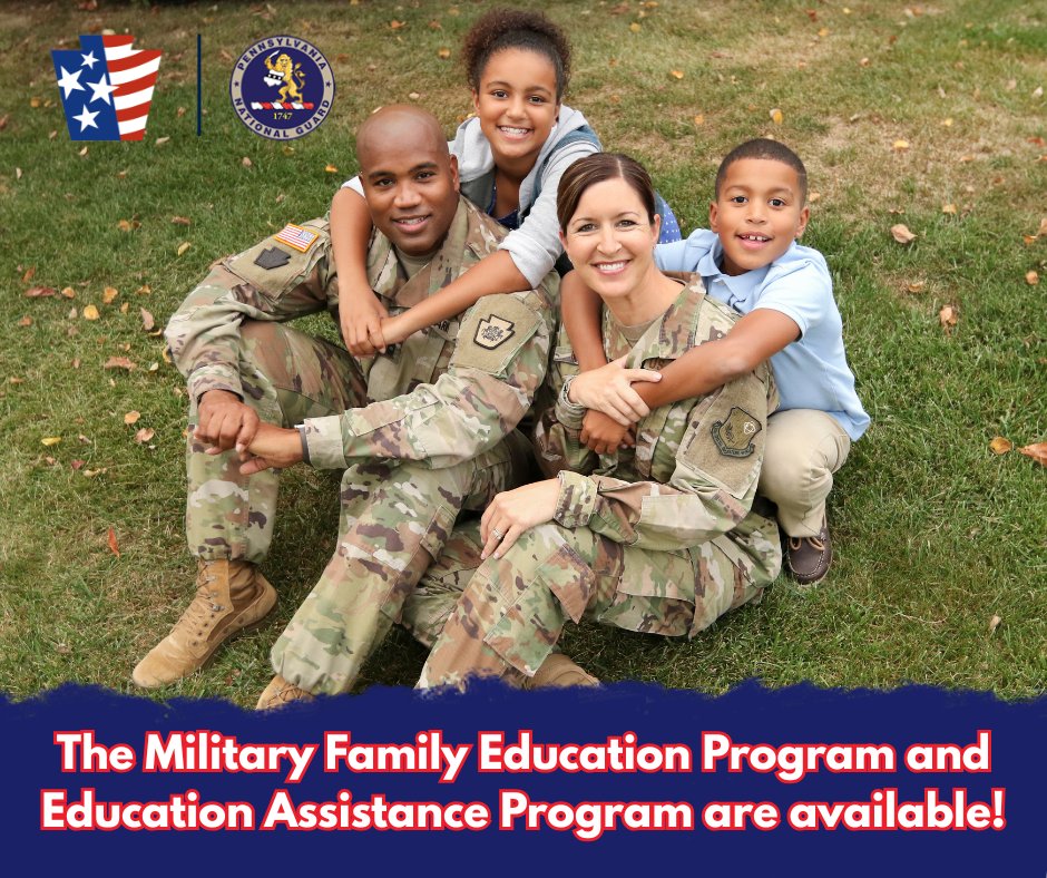 🎓 As students prepare for the upcoming semester, we are reminding <a href="/PANationalGuard/">Pennsylvania National Guard</a> members that either you or your family may be eligible for financial assistance through Education Assistance Program (EAP) and the Military Family Education Program (MFEP).

These two programs
