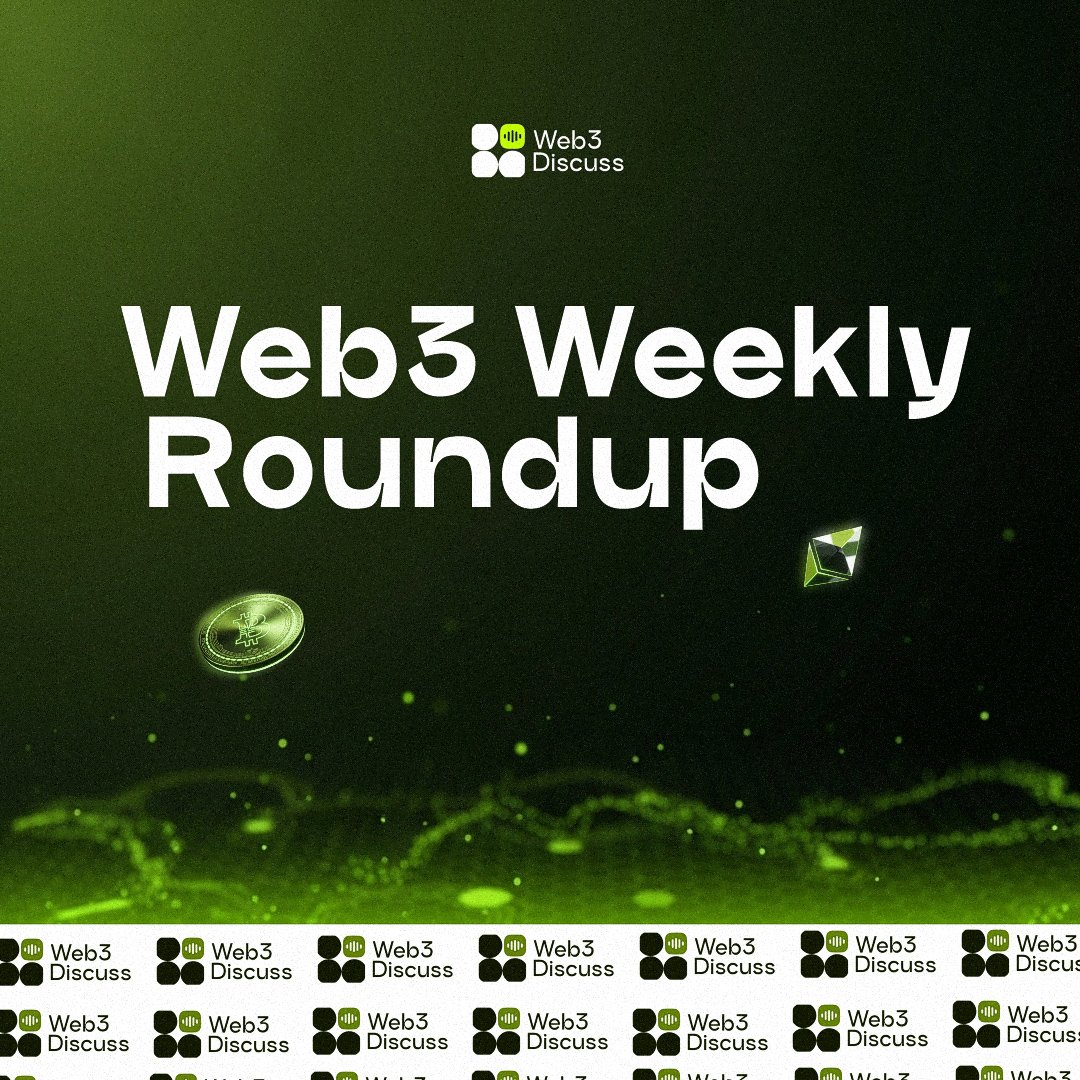 Web3Discuss's tweet image. Spaces Weekly Rewind: Must-Know Highlights 

Stay tuned....