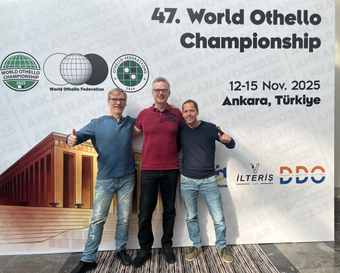 OthelloGermany's tweet photo. Neuer BlogPost auf https://t.co/G6fHh1vcnT WOC Weltmeisterschaft 2025 -  https://t.co/jPQ6hNQXnI 
Die 47. World Othello Championship fand vom 13.–15. November in der Hauptstadt der Türkei, Ankara, statt und war damit das erste große internationale Othello-Turnier in der Türkei... https://t.co/20YTVigNSV