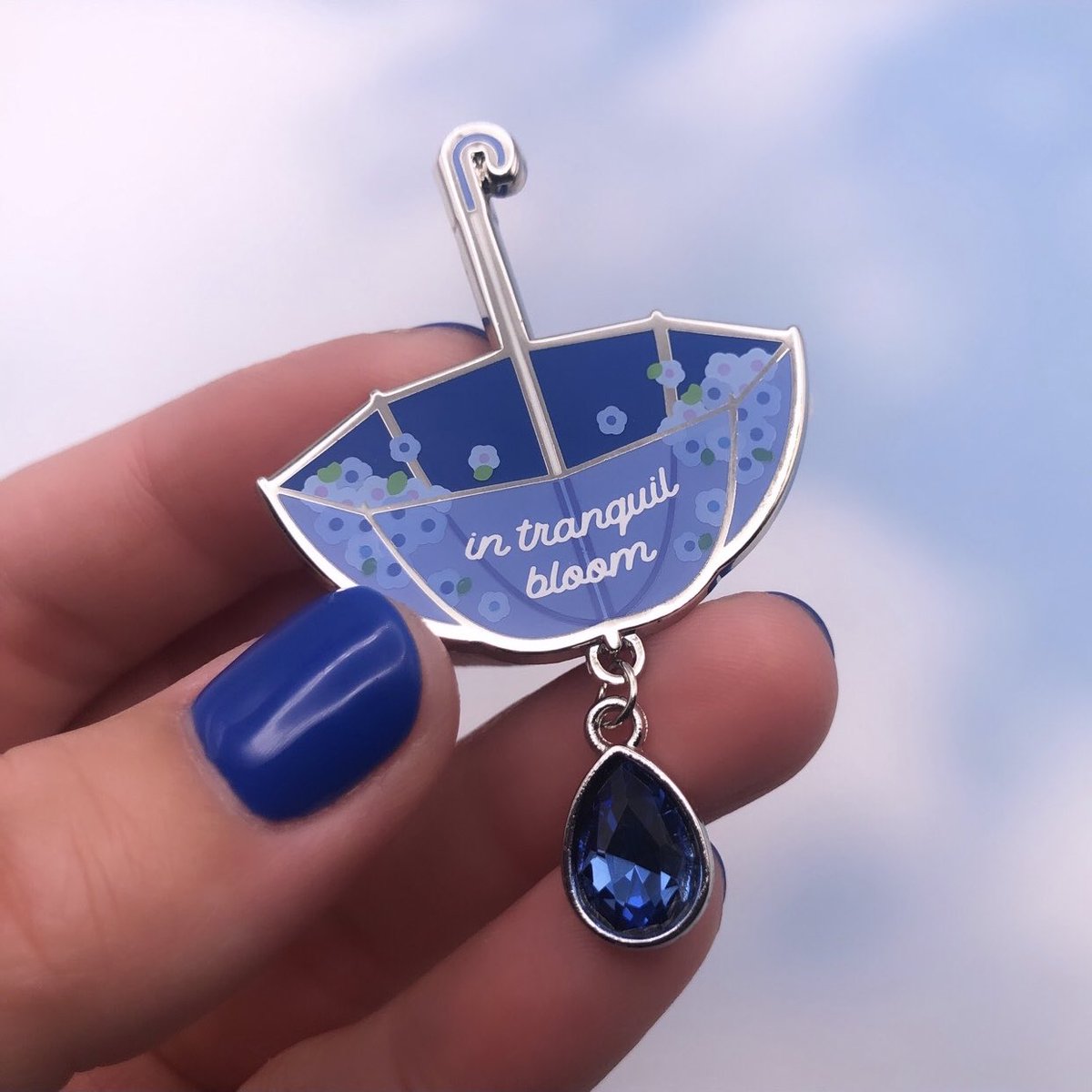 houseofpinsshop's tweet image. indigo pins inspired by wild flower and still life 🪻 coming back on friday! ☔️