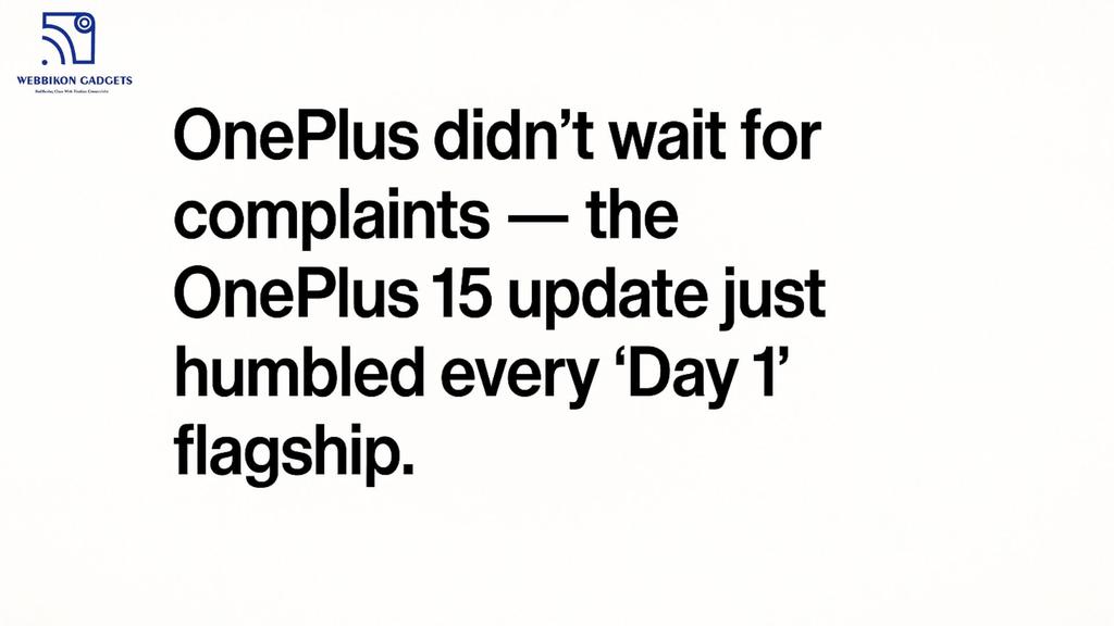 webbikongadgets's tweet image. OnePlus just pushed a massive 2.3GB update to the OnePlus 15 — faster app launches, cleaner themes, widget stacking, smarter photo fixes, video ringtones, and a fresh fingerprint glow.
You also get the Nov 2025 patch.

#OnePlus15 #AndroidUpdate #SoftwareUpgrade  #webbikongadgets