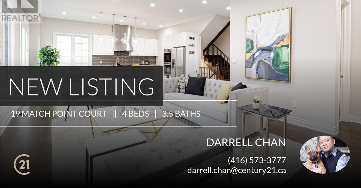 DCM5V's tweet photo. 📍 New Listing 📍 Take a look at this fantastic new property that just hit the market located at 19 Match Point Court in Aurora (aurora Grove). Reach out here or at (416) 573-3777 for more information https://t.co/AVz4DZnHsH https://t.co/OngxK8pPwR
