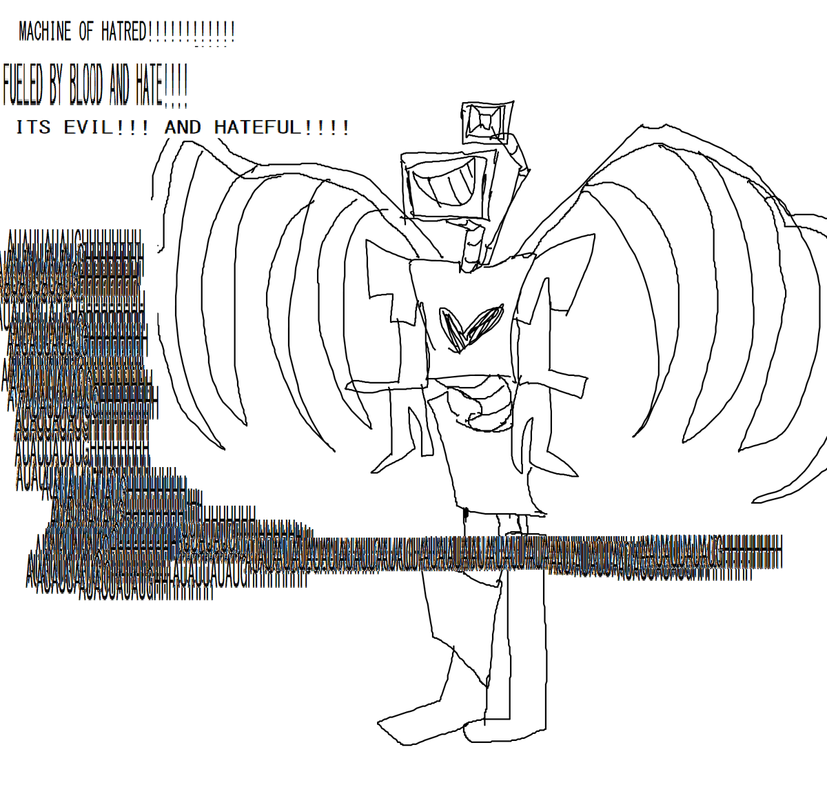 its edgy and IRONIC!!!! DONT TAKE THIS SERIOUSLY!!!! AUAUAUGHHHHHHHH!!! FEELING #HATEFUL