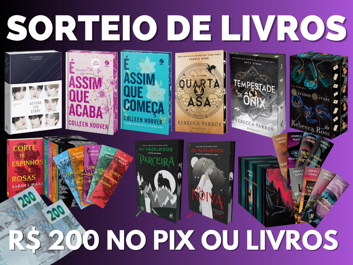 americasincera's tweet image. 🚨🚨🚨 CORREEEE SORTEIO R$200 NO PIX OU LIVROS

🗓 Resultado Rápido: 30/11 

⭐️ Regras:
— Preencher o formulário 1 vez: forms.gle/JZFykX2QXQaEBi…
— Ser inscrito no nosso Canal de Promos de Livros no Whatsapp: bit.ly/4aenYCm
— Ser Inscrito no Canal de Promos Diversas e…