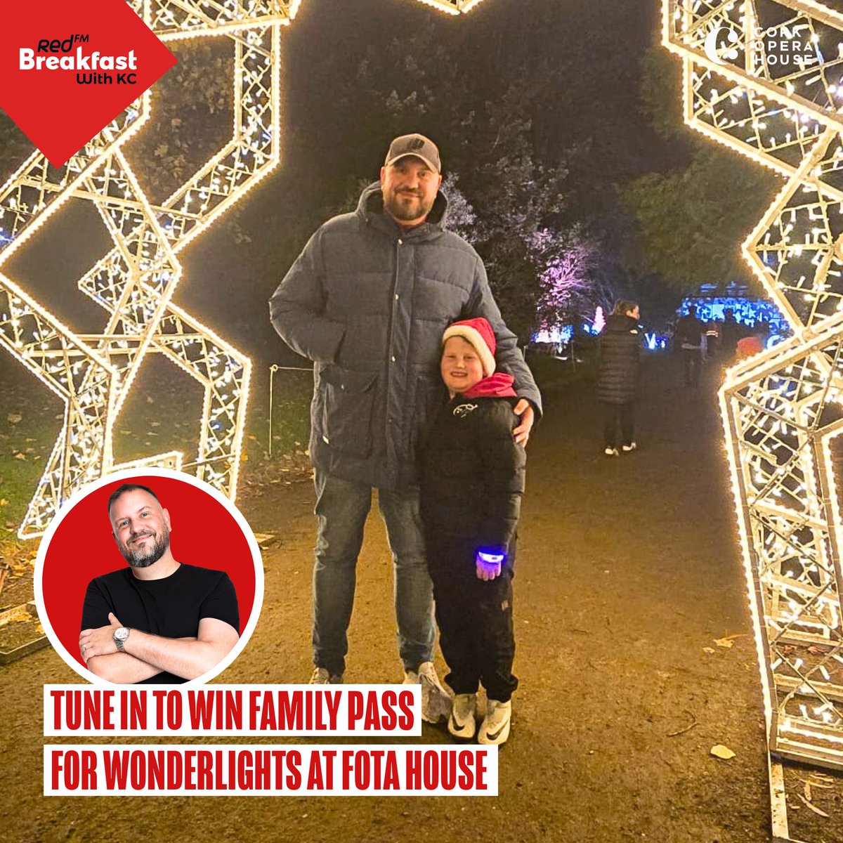 CorksRedFM's tweet image. Tune in this week to Brekkie for your chance to WIN a Wonderlights Family Pass ✨