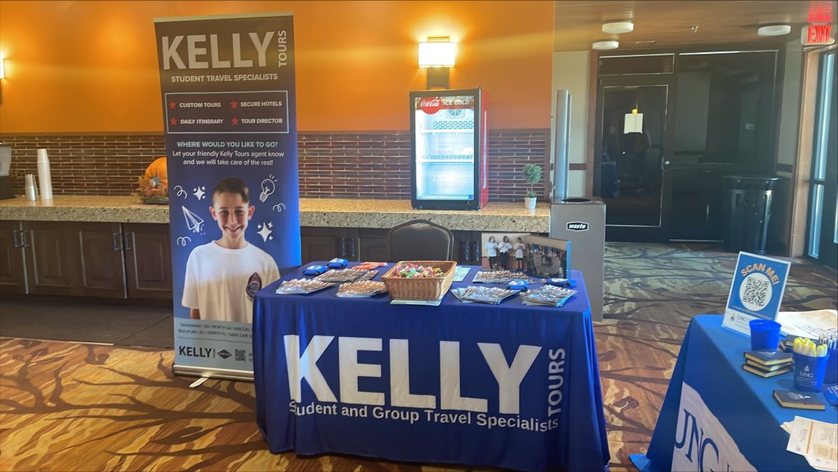 kellytoursinc's tweet image. We’re proud to be set up at the Rural Education &amp;amp; Innovation Summit in Helen, GA. Jamie Pressey is on-site connecting with educators and sharing how Kelly Tours supports student travel, enrichment, and experiential learning. 🚍📚

#KellyToursOnTheRoad #LearningBeyondTheClassroom