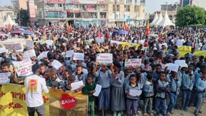 📢Millions of #Tigrayans are still displaced, starving, &amp; without justice. The world must stand for truth &amp; accountability 
🛑Stop #TigrayGenocide
📢#SanctionEthiopia 
#AbiyToICC #JusticeForTigray 
#AmharaForceOutOfTigray 
<a href="/UN_HRC/">UN Human Rights Council</a> <a href="/realDonaldTrump/">Donald J. Trump</a> <a href="/amnesty/">Amnesty International</a> <a href="/cnnbrk/">CNN Breaking News</a> <a href="/StateDept/">Department of State</a>