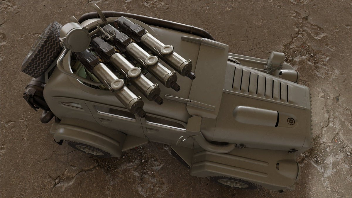 mike_doscher's tweet image. One year gone already.
I like the model but I should have baked the textures and worked back into them for better variation and weathering.
A (partial) grasp of current texturing practices feels like my genes are being rewritten.
Circumstances call for flexibility