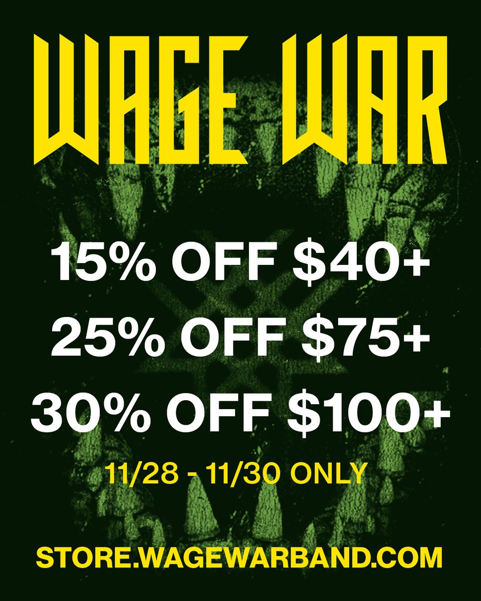 Wage War tweet media