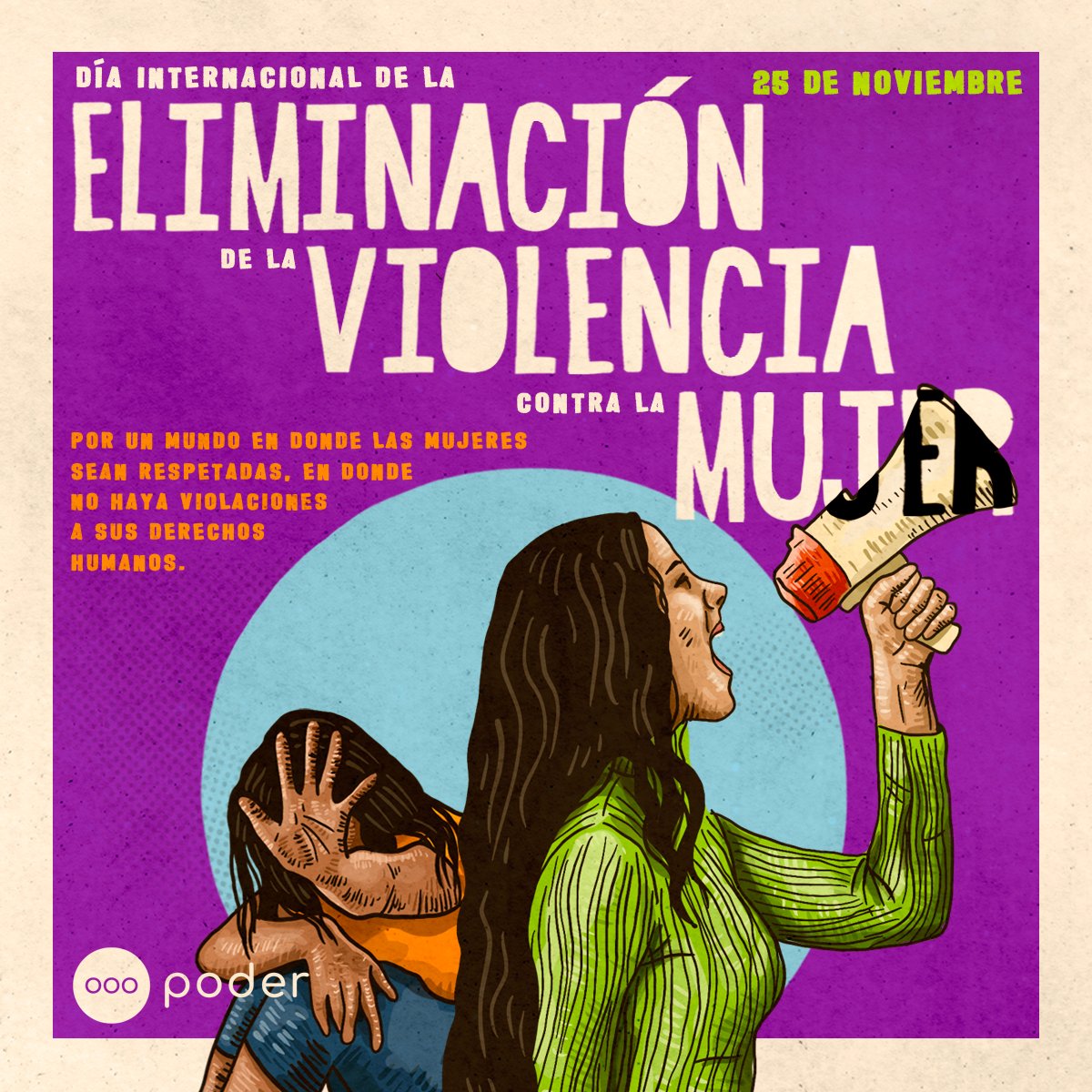 PODERlatam's tweet image. Hoy, #25N, alzamos la voz.🔊

La violencia contra las mujeres no es inevitable: es estructural, y se puede erradicar.✊🏽

Por un mundo donde todas vivamos libres, con derechos y sin miedo.💜

#NiUnaMenos #VivasNosQueremos