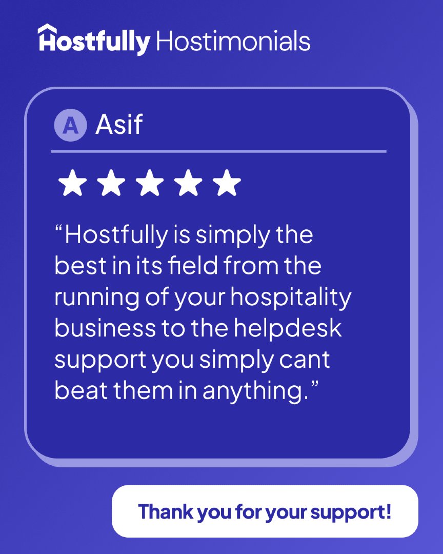 There’s nothing more rewarding than seeing the impact Hostfully makes in the day-to-day operations of short-term rental pros. 📈
We’re honored to support incredible hosts doing big things. 💬

#HospitalityExcellence #Hostimonials #Hostfully
