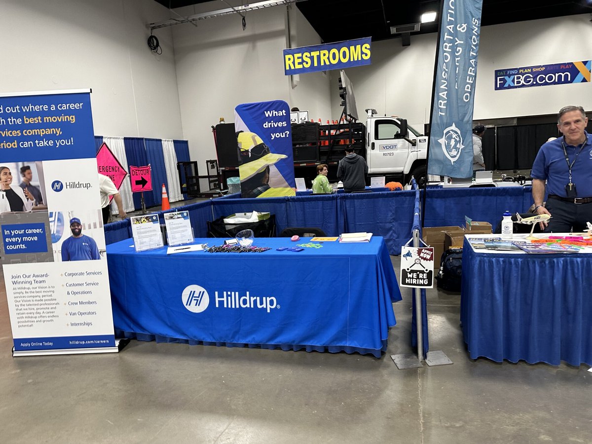 Hilldrup's tweet image. Huge thank you to @SCPSchools and all who participated in the annual Chart Your Future Expo! 🎓
It was inspiring to see so many juniors, seniors and post-grad students exploring career paths and connecting with employers. We truly enjoyed exhibiting and meeting everyone!