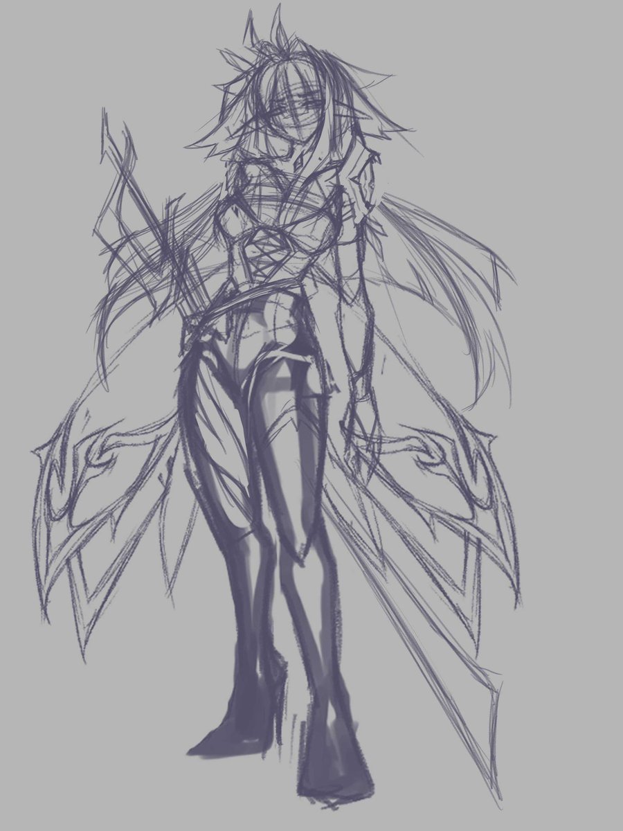 Sanguine Butterfly 🩸🦋

I have no idea how to price her when she’s done ;;

Hypothetically (serious answers plz help) what price would you pay for her half rendered with some expression close ups?