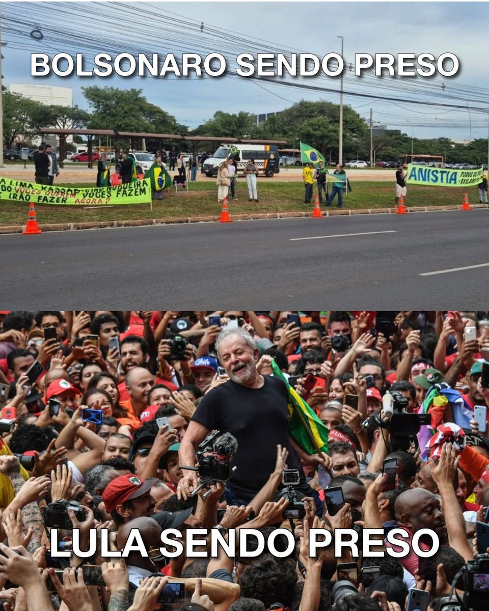 Izalourenca's tweet photo. Imagens de agora na frente da PF mostram cerca de 10 apoiadores do ex-presidente Jair Bolsonaro prestando sua solidariedade 😂🇧🇷 https://t.co/aQZ3J4IcXV