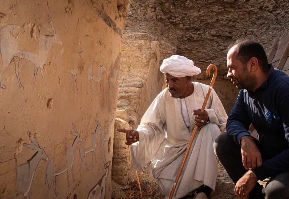 MKTP_expedition's tweet photo. One more day (7) in the Asasif complex of Djari: Egyptian art, social history, and conservation in touch! Un día más en el complejo de Djari en Asasif: arte egipcio, historia social y conservación de la mano. https://t.co/8ZaNLuVmr7 @UAHes @FundacionPalarq #egypt #thebes #mktp https://t.co/p3xB4cOSni