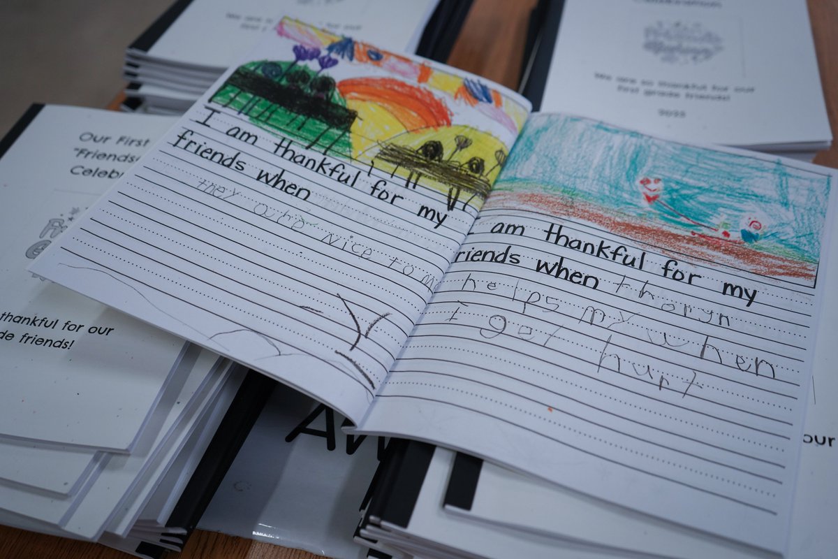 ccsdschools's tweet image. Community shows up in everyday moments, and this week it took the shape of Friendsgiving at BD. The gathering brought #ClarkstownCSD students together around tables set with placemats they created in class. A perfect way to connect before the holiday break! #ClarkstownCommitment