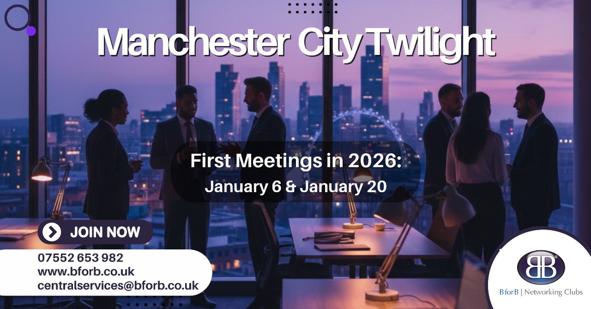 BforbUK's tweet photo. Book your 2026 networking dates today. Get ahead. #BforB #Manchester https://t.co/6ClCXP3npp