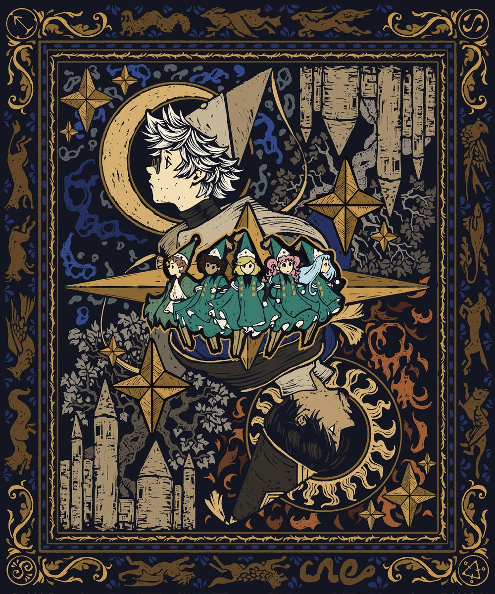 My next tapestry design, Witch Hat!! I’m so excited for the anime, the trailer made it look like they went all out! 
#witchhatatelier #wha