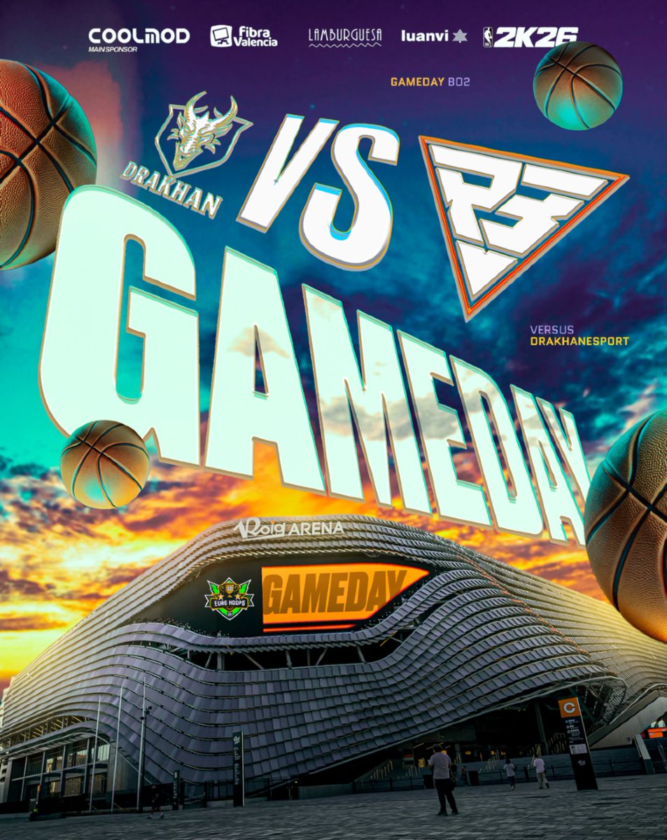 ¡Nuestros chicos ya están en la pista calentando antes de jugar la tercera jornada de la <a href="/EuroHoops2K/">𝗘𝘂𝗿𝗼 𝗛𝗼𝗼𝗽𝘀 𝟮𝗞</a>!

▶️22:30h vs <a href="/DrakhanEsport/">DRAKHAN Esport 🐉</a>

Pásate a animarlos aquí👇
twitch.tv/xmrsnow13

#AmuntRamboot #NBA2K26