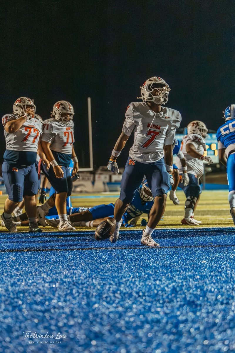 Marion RB <a href="/JeremiahD2027/">𝐉𝐞𝐫𝐞𝐦𝐢𝐚𝐡 “𝐉3” 𝐃𝐞𝐧𝐭 ✞ 2027</a> stats: 
-1,057 rushing yards (102 carries) lead team 
-1,945 all purpose yards
-490 receiving ( 30 catches) 
-22 TDS  
- 3 Kick-off return TD

Congrats to Jeremiah and Marion on a great season!