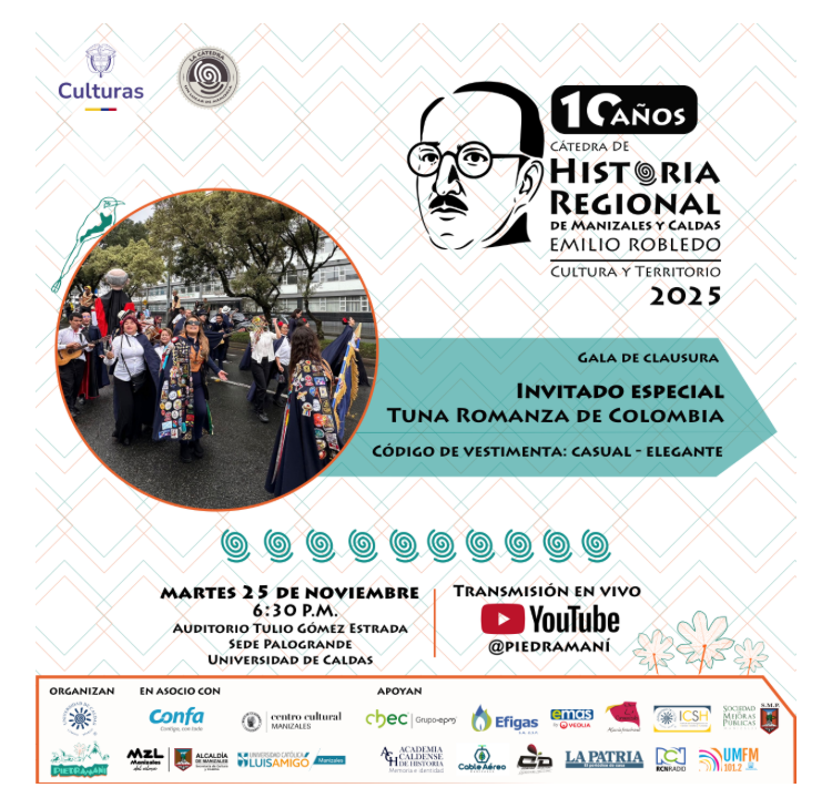 piedramani's tweet photo. Con profunda satisfacción llegamos a la sesión 181 de la 10a clausura anual. Cada vez conociendo más nuestro territorio. Invitan @udecaldas @mincultura @Banrepcultural  @confacaldas @CHECGrupoEPM @INFICALDAS https://t.co/hfiv5mBwhH