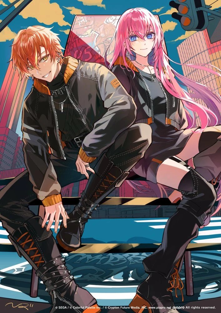 dailyakian's tweet image. Project SEKAI Creators Festa 2024 Illustration by MA_turi and NOZ