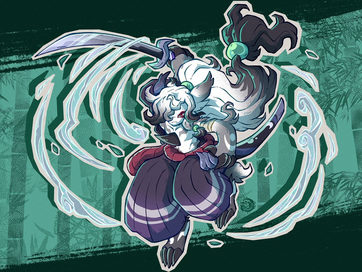 Watch out, you can never tell where he'll come from ⚔️🍃