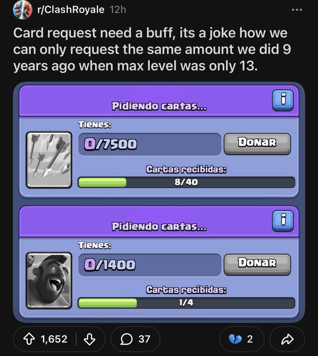 Biggest fact I’ve ever seen on r/ClashRoyale 👏