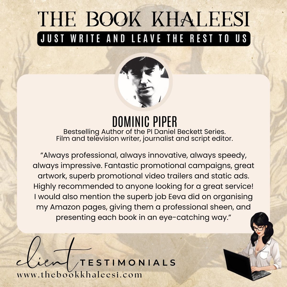 bookishspotlyt's tweet image. 📙 At The Book Khaleesi, we bring years of experience to ensure your #book is not only published but stands out in this continuously evolving market.

Visit us at 👉 thebookkhaleesi.com

#authorservices #bookcover #WritingCommunity #authors
#bookmanagement #bookpromotion