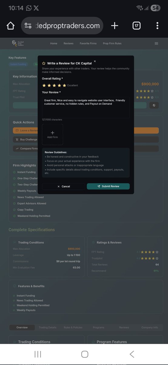 <a href="/ckcapitaluk_/">CK Capital</a> <a href="/fundproptraders/">FundedPropTraders.com</a> I have been following all accounts for a while, If i win, I'll carefully trade the account and make it to pay out even if it's 2% , with proper risk management . So i can use the money to take care of my wife and unborn child 
Thanks .