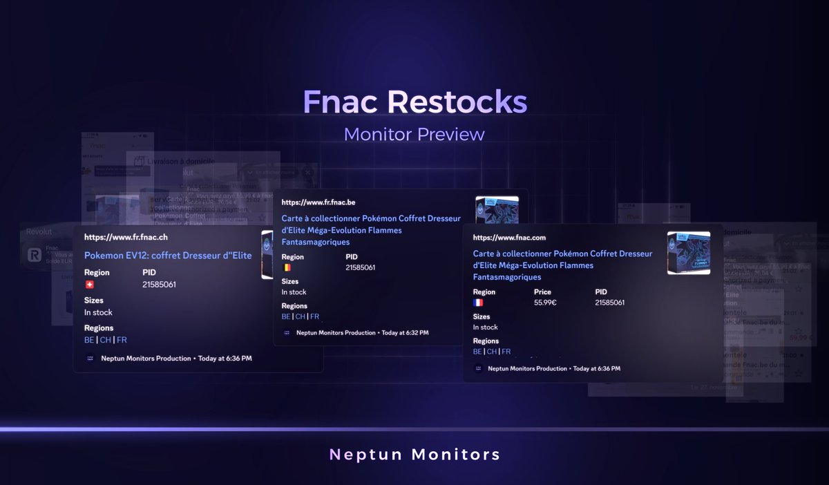 Securing Fnac restocks on all regions 
👉 discord.gg/hvdNWxVFJW