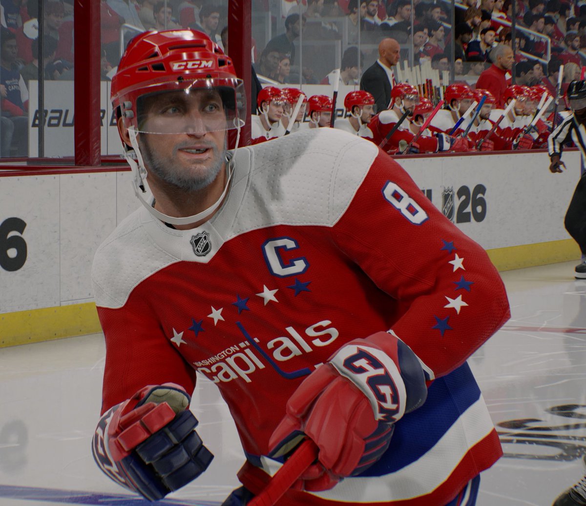 They did Ovechkin dirty with the white beard 😂

#NHL26