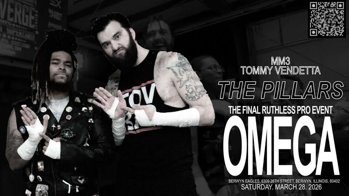 RuthlessPro419's tweet image. MITTEN MADE

TWO RPW OGS RETURN TO GO WILD ONE LAST TIME

THE PILLARS ARE COMING TO OMEGA

SATURDAY MARCH 28TH
BERWYN EAGLES
CHICAGO

JOIN US FOR ONE LAST THROWDOWN 

TICKETS AVAILABLE NOW
TICKETS FOR SLIME WAVE WILL BE HONORED

ticketleap.events/tickets/ruthle…

@HyperionBelts 
@hpgd666