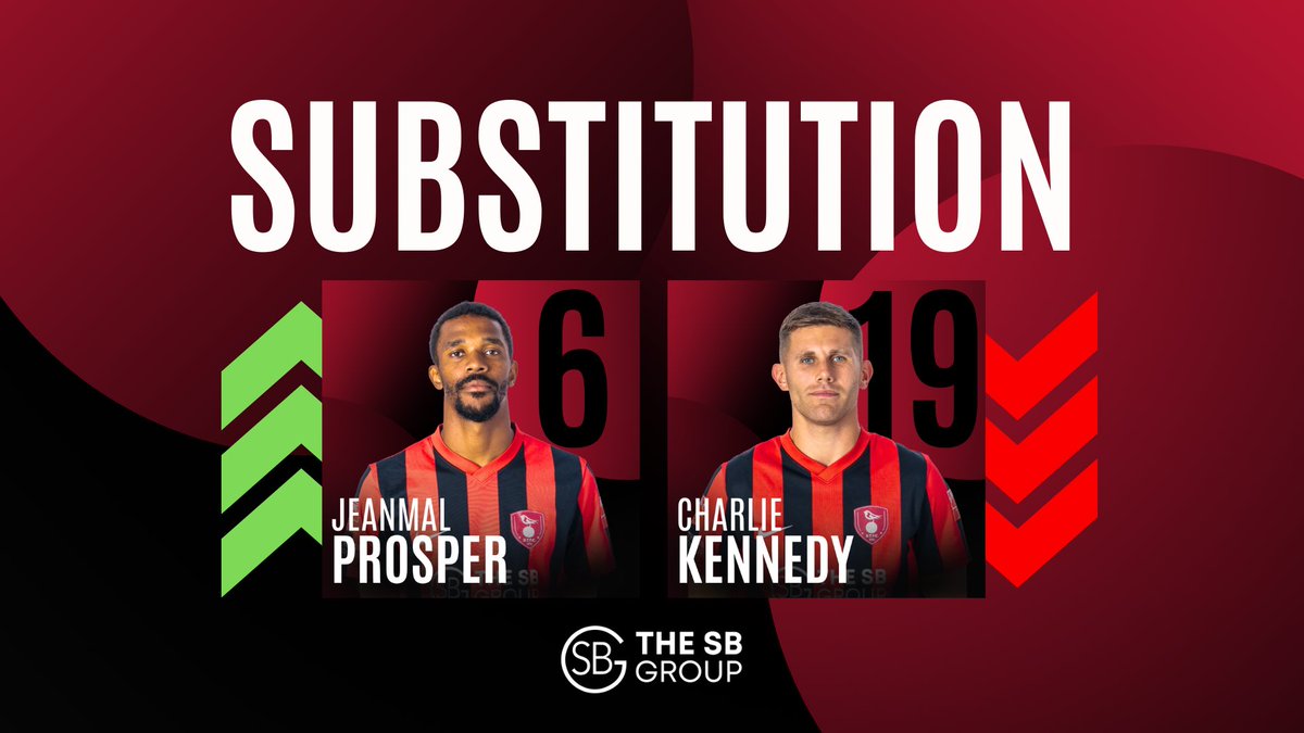 BracknellTownFC's tweet image. 53’| A change for the Robins. 🔄

Great shift, Chaz.

🔴 0-1 🐦 | #TheRobins #TogetherBTFC