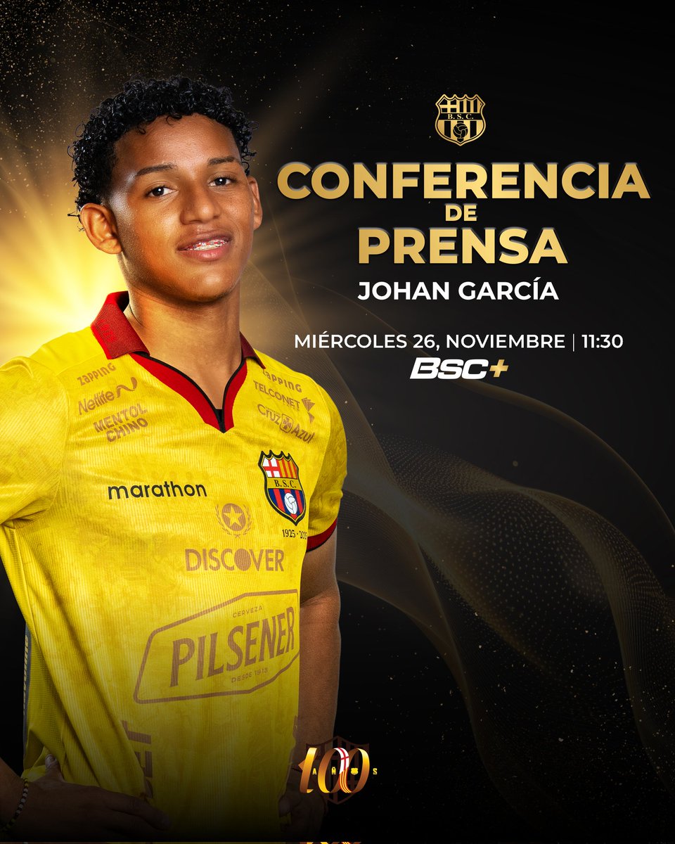 BarcelonaSC's tweet image. No te pierdas a Johan García en Conferencia de Prensa, mañana desde las 11h30 por BSC+ 🎙

#BarcelonaSomosTodos