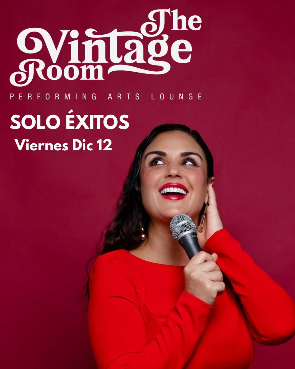 showcomedy's tweet image. MIAMI🎤 CRISS JARAMILLO EN CONCIERTO POP – “SOLO ÉXITOS”
✨ Despide el año con las mejores canciones que marcaron dos décadas del Pop Latino. 
📅 12 de diciembre 2025  🕗 8:30 PM
📍 THE VINTAGE ROOM 
🔞 +18
📲 Info: +1 (954) 618-7453
eventbrite.com/e/solo-exitos-…
👉  @criss_singer