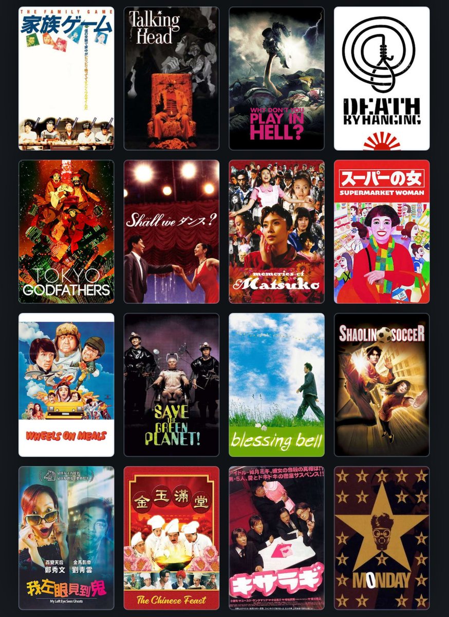TheGayChingy's tweet image. Since Variety didnt have a single non-English language comedy, here’s a list of some great East Asian comedies

boxd.it/QkmO2
