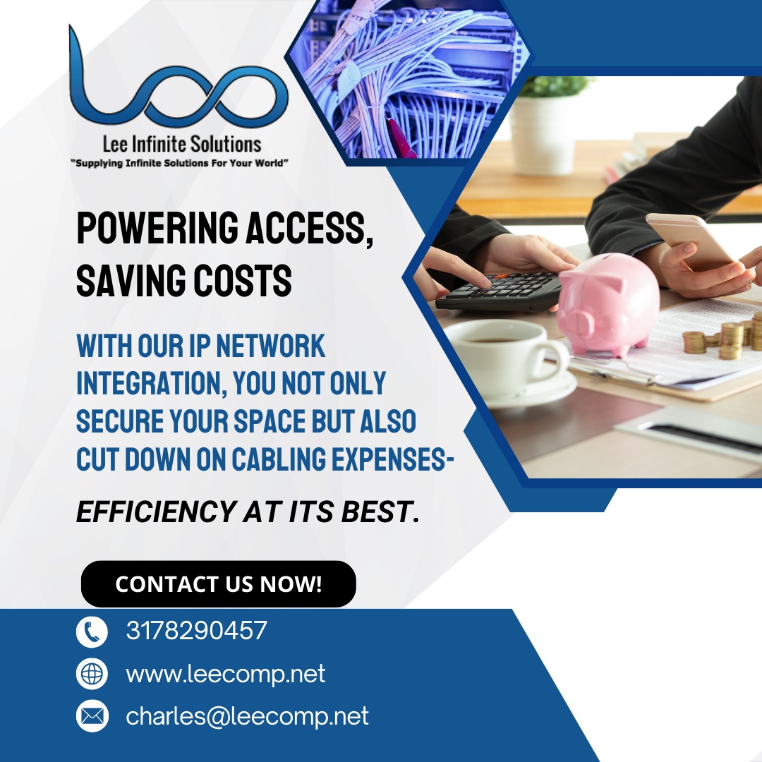 leecomp's tweet image. Smarter security, fewer expenses. With IP network integration, you secure your space while cutting unnecessary cabling costs, delivering peak efficiency.

📞 317-829-0457
🌐 leecomp.net

#AccessControl #IPNetworking #CostEfficientSolutions #SecuritySystems