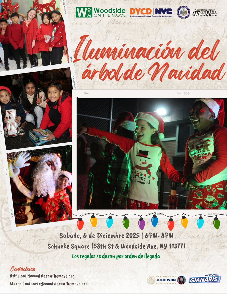 WoodsideMoves's tweet photo. Join us for a memorable Woodside tradition! On Saturday, December 6th, Woodside on the Move is hosting our annual Holiday Tree Lighting event with an early visit from Santa! https://t.co/VmTvo3CIY1
