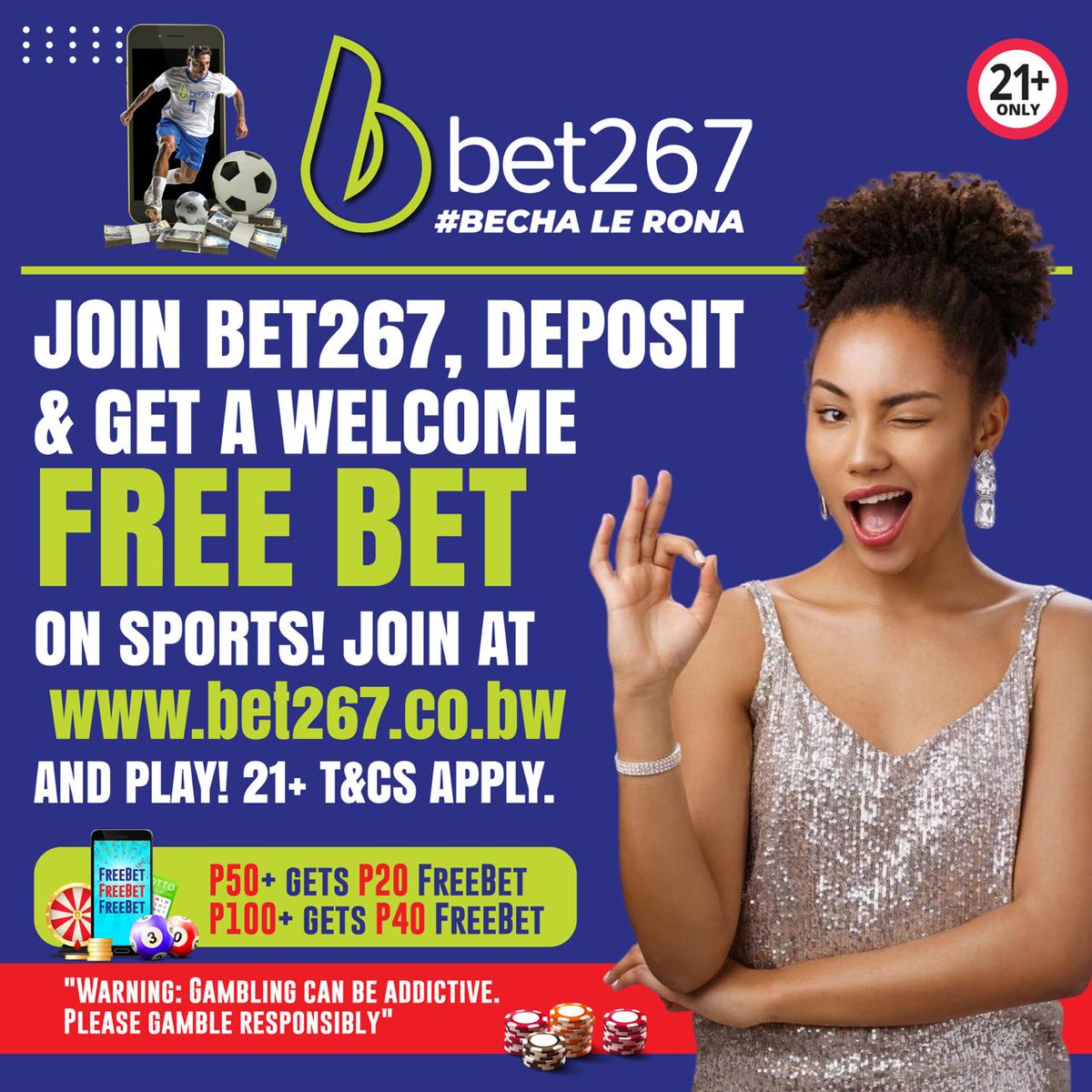 Bet_267's tweet image. Join today and get a welcome bonus 
#Bet267
#BechaLeRona 
#Motshamekoophepha 
#WelcomeBonus
#FreeBet
#BettingTips
#SportsBets